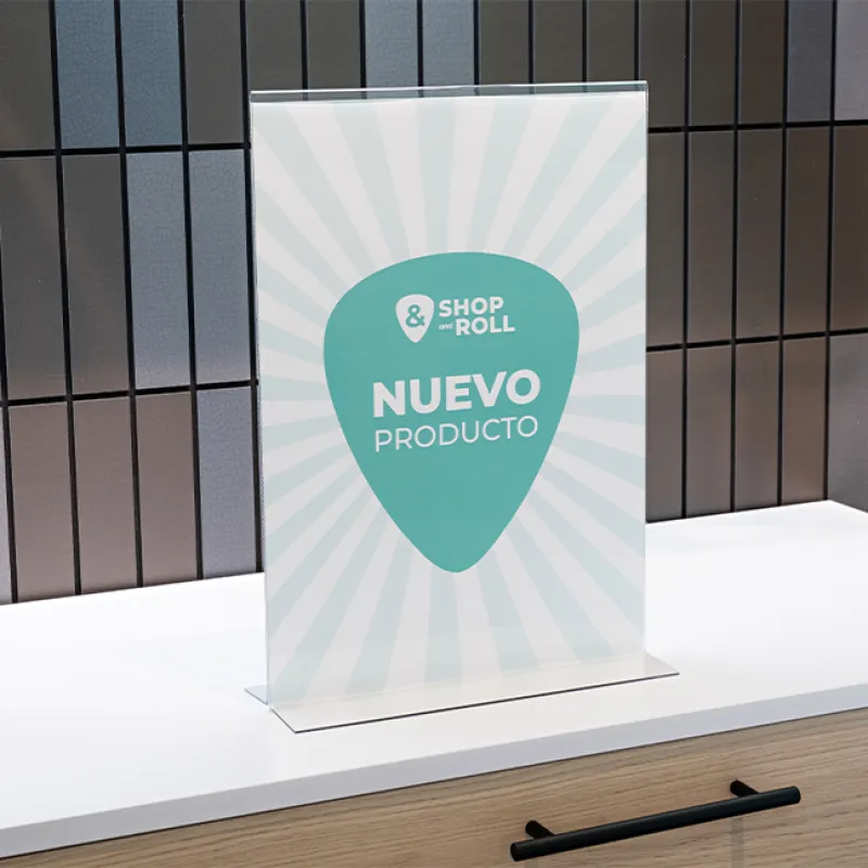 Expositor informativo vertical A3-A4-A5