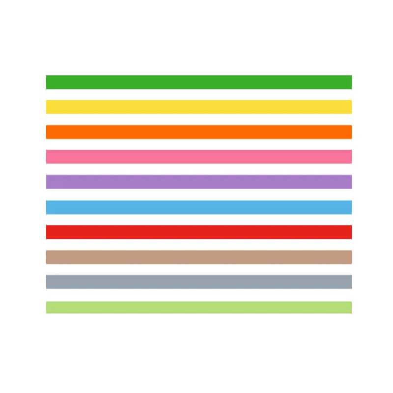 Tira de balda colores 1