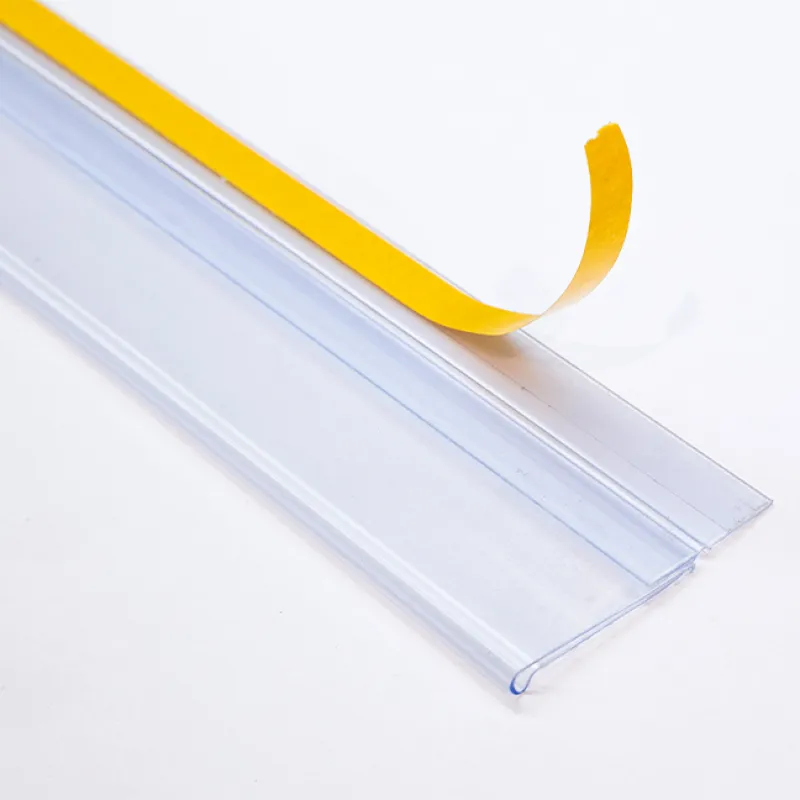 Perfil portaprecios con solapa adhesiva h30mm adhesivo