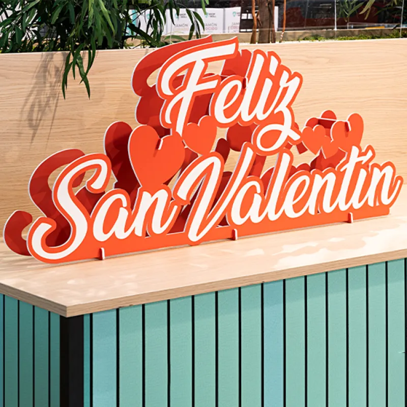 Texto decorativo San Valentín