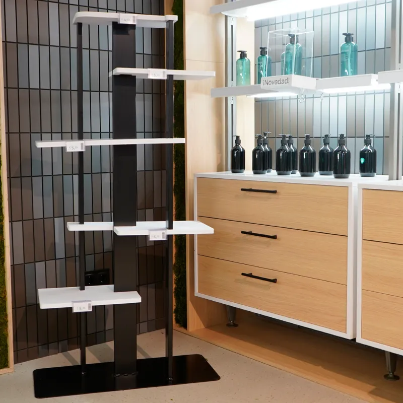 Mueble de 5 Niveles Color Blanco ambiente sin producto