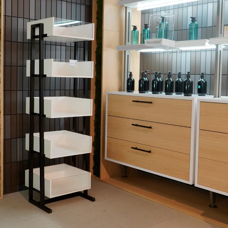 Mueble de Madera con 5 Bandejas ambiente sin producto