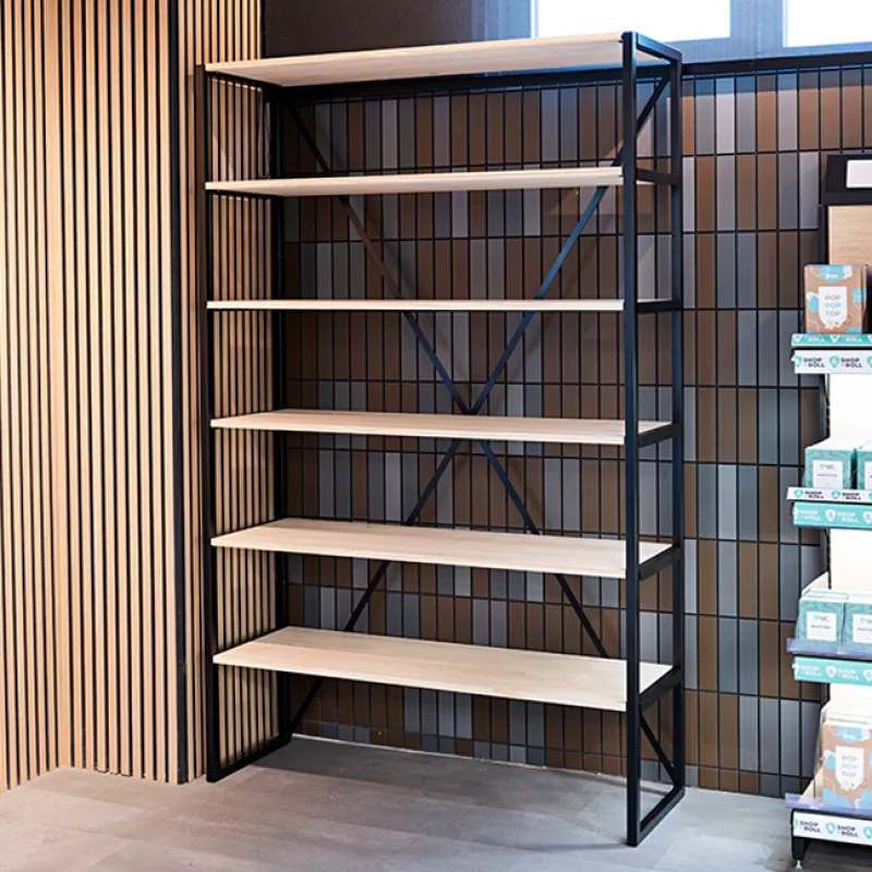 Estantería modular con 6 baldas de madera 2