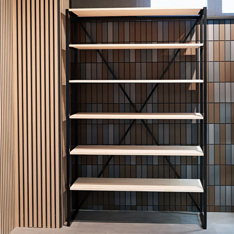Estantería modular con 6 baldas de madera 4